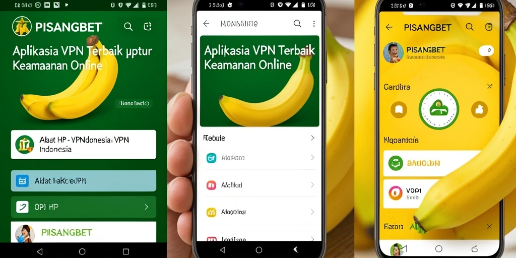 Tampilan antarmuka PISANGBET yang sederhana dan fungsional.