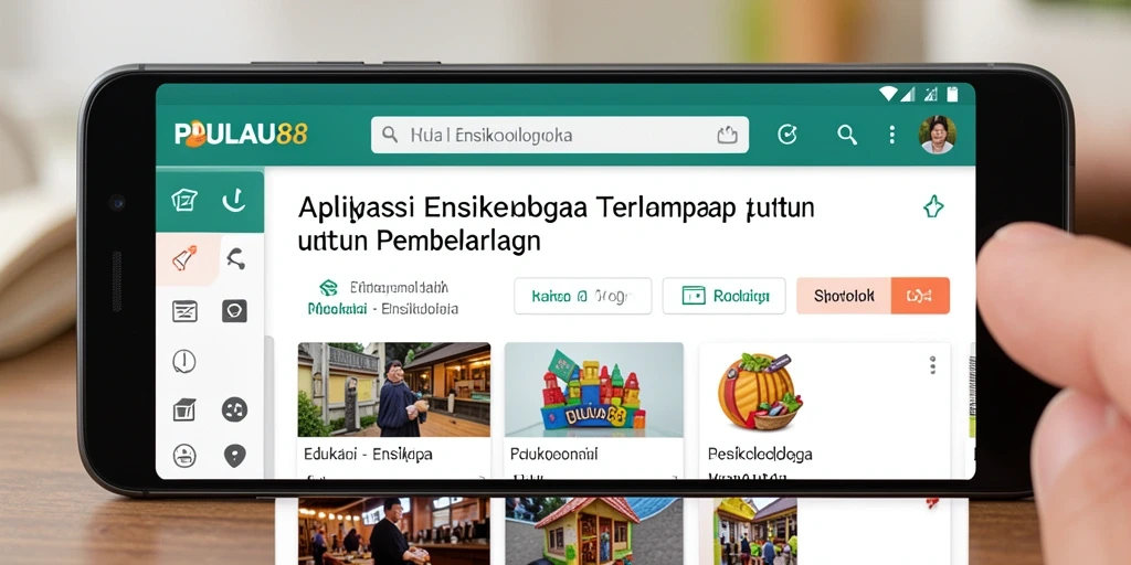 Tampilan antarmuka PULAU88 yang menarik dan informatif.