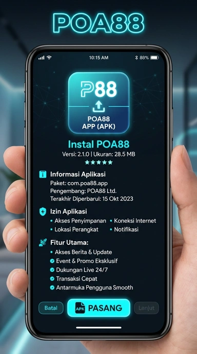 Cara Unduh dan Instal poa88 APK di Android