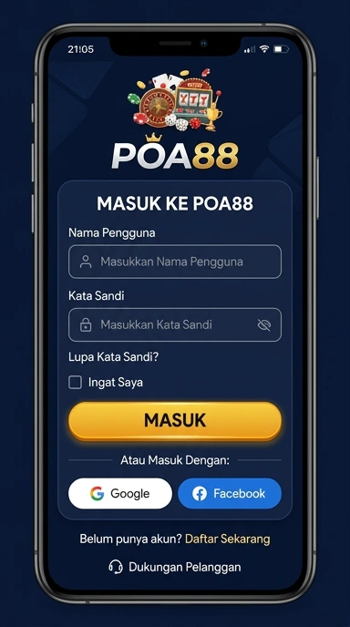 Masuk Akun poa88 untuk Pengguna Android