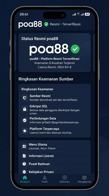 Halaman Resmi poa88 untuk Pengguna Android
